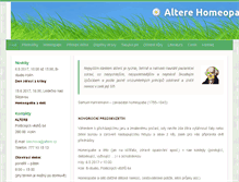 Tablet Screenshot of altere.cz